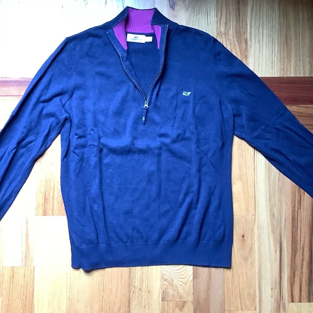 Vineyard Vines Women’s Cotton 1/4 Zip Sweater